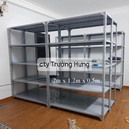 Kệ Sắt V Lỗ 5 Tầng - Kích Thước Linh Hoạt